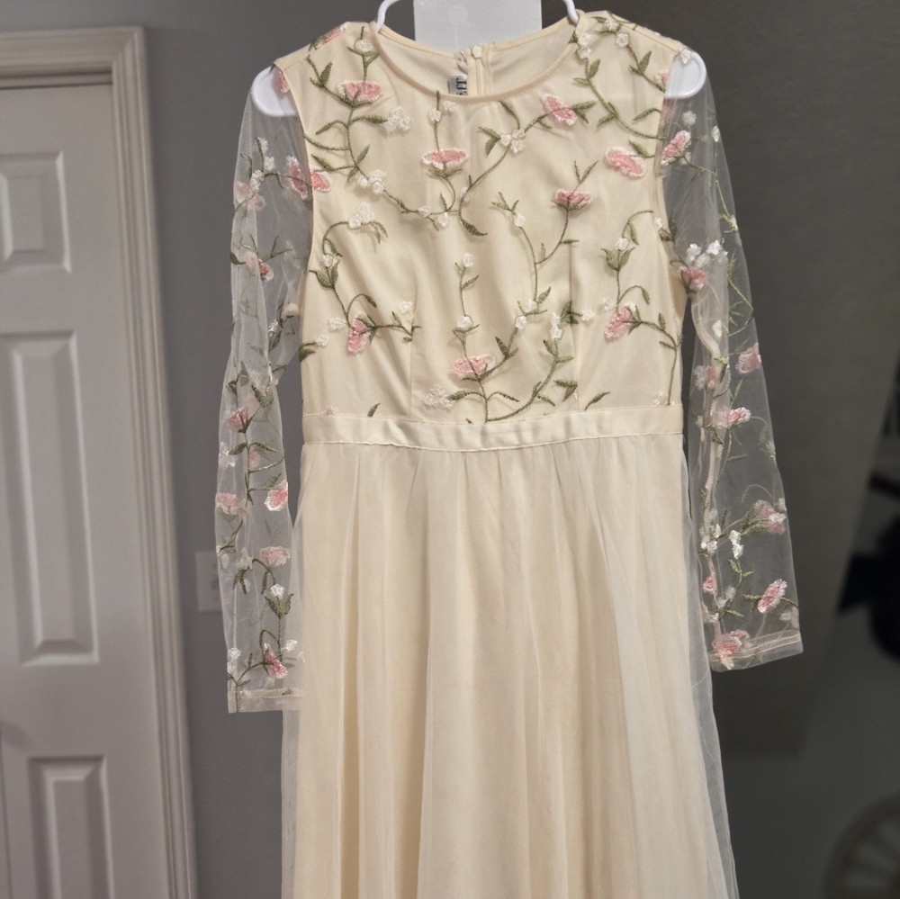 Elegant Apricot Dress